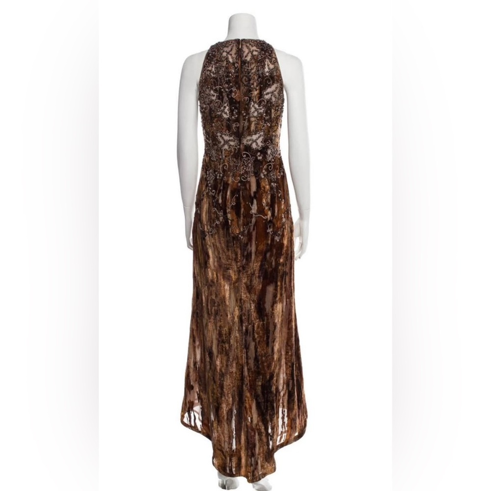 Badgley mischka velvet dress